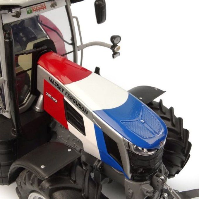 MASSEY FERGUSON 7S.180 - EDITION BLEU-BLANC-ROUGE à l'échelle 1/32